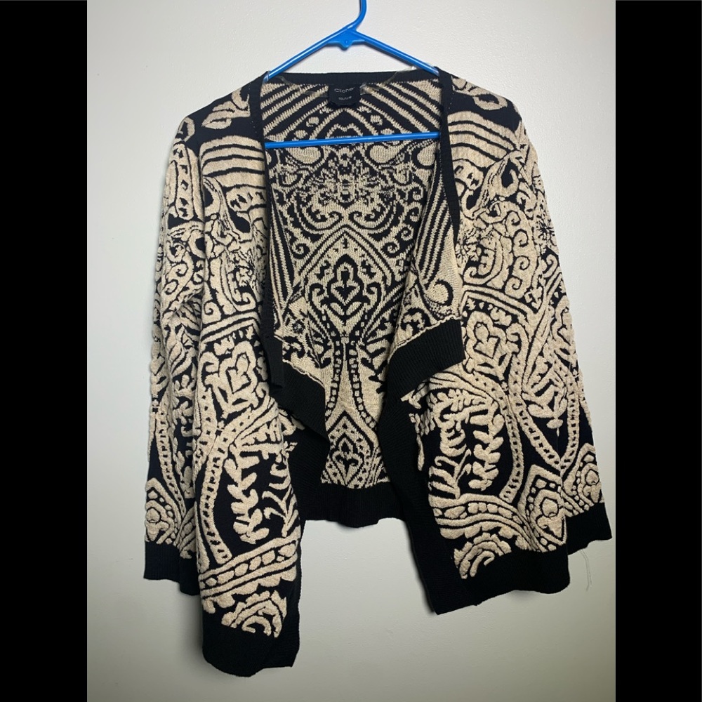 Women’s Cliche' Couture Open Front Cardigan SizeS